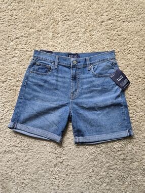 Gap Jean Shorts Womens 27 Relaxed 5" Cuffed